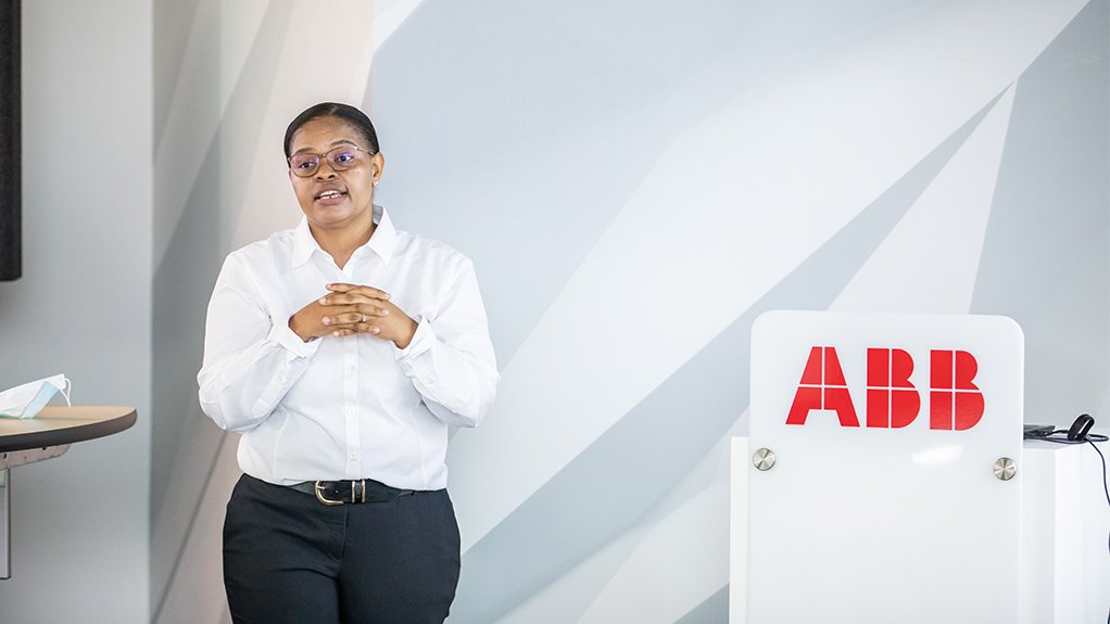 An image of ABB power and water local division sales manager Joyce Moganedi 