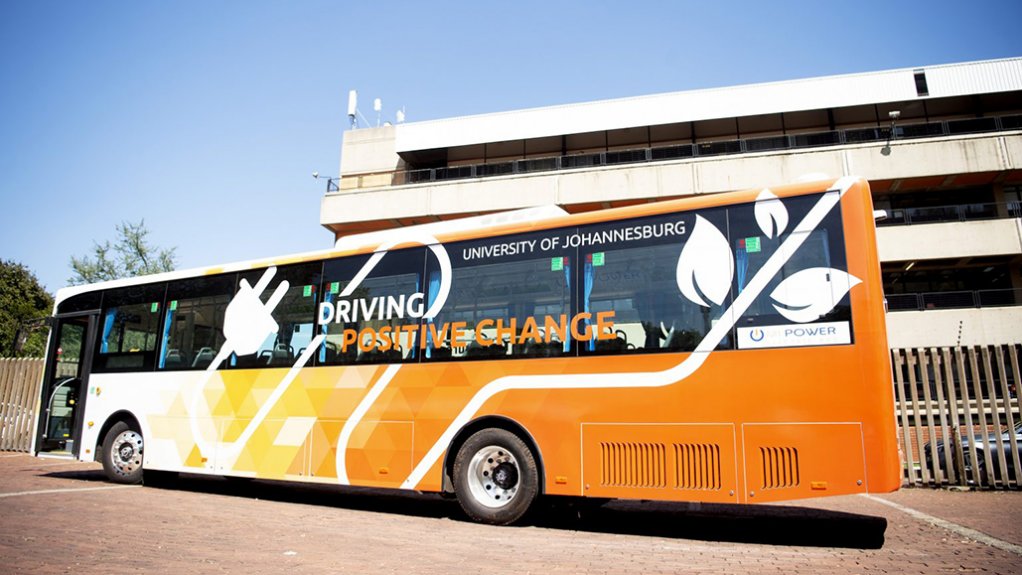 Image of UJ electric bus