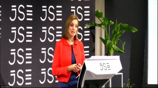 An image of JSE CEO Leila Fourie 