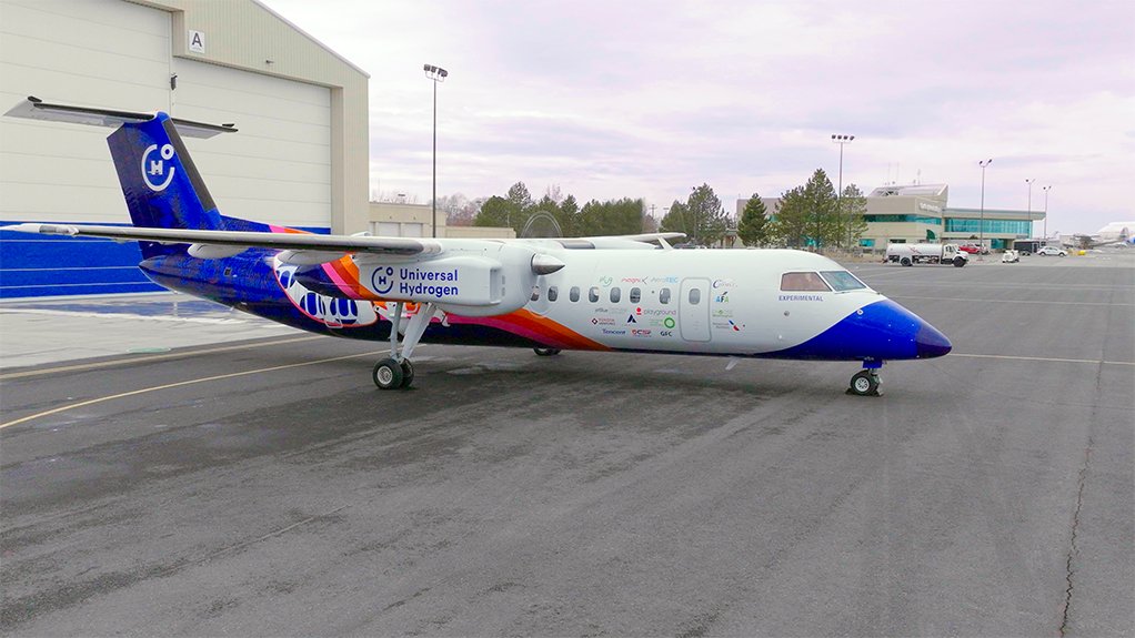 Universal Hydrogen’s modified Dash 8 testbed aircraft