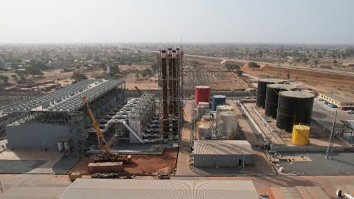 A picture of the Malicounda power plant