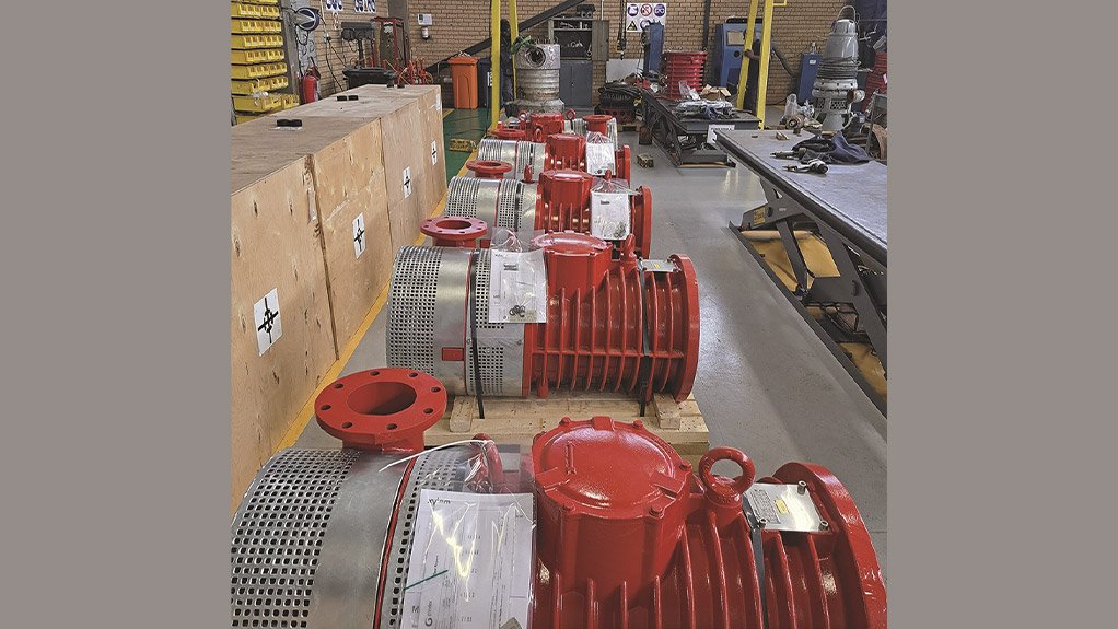 Integrated Pump Technology holds extensive stock at its Johannesburg headquarters