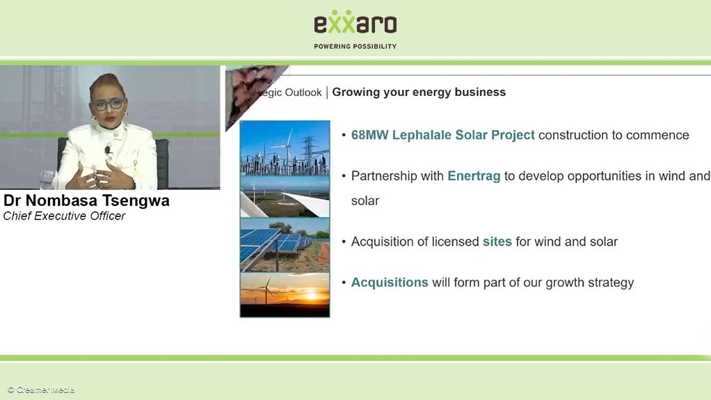 Exxaro board approval for solar project.