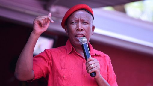 Malema calls protest 'the most successful shutdown ever in the history of struggle in SA' 