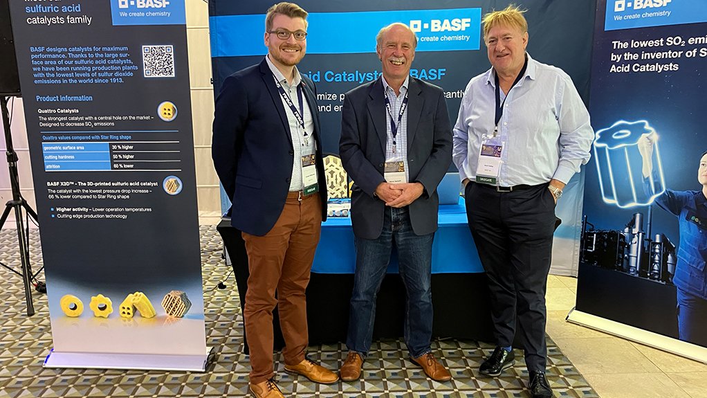 BASF’s Sub-Sahara Africa technology experts showcased the companies’ innovative Sulfuric Acid Catalyst solutions at the recently concluded 8th Sulphur & Sulphuric Acid conference in Cape Town, South Africa.