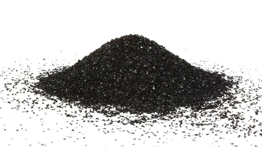 An image of activated carbon