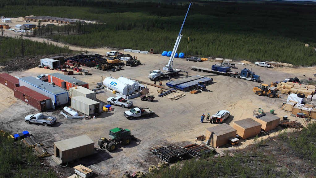 Image of exploration under way at the Patterson Lake South project