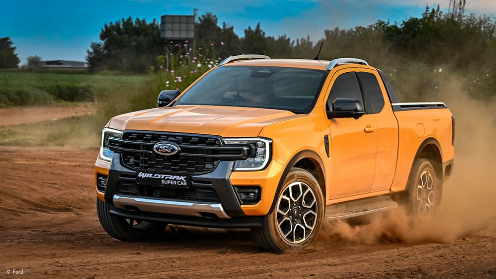 Image of the new Ford Ranger super-cab bakkie