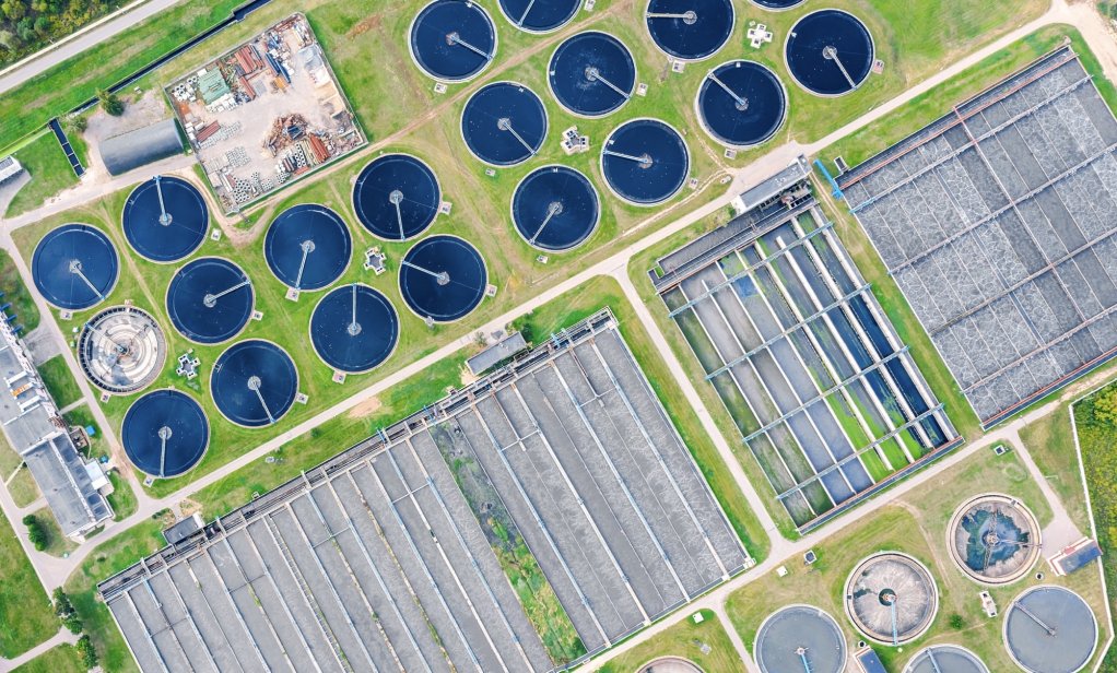 Image of a wastewater treatment plant