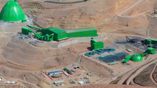 The Caserones copper mine in Chile