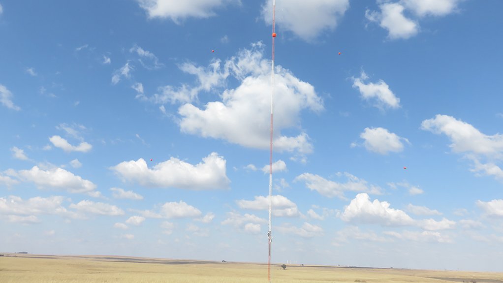 Image of tool collecting wind data 