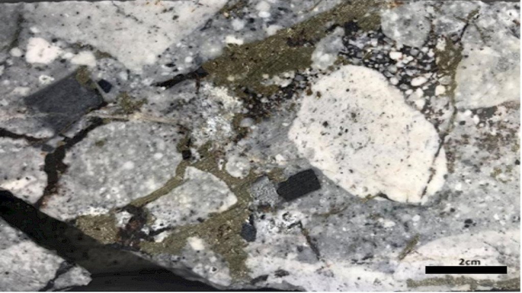 Bulk-tonnage target: Sulphides within a breccia host