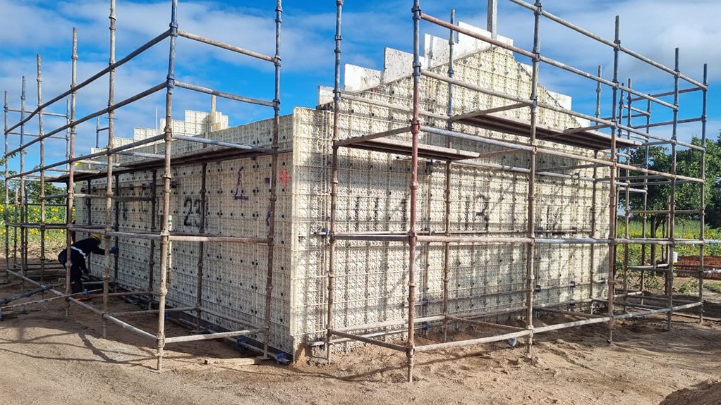An image of Moladi's formwork for the TotalEnergies Project 