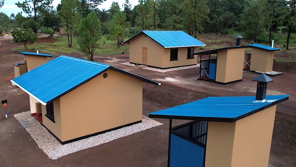 An image of Moladi's built homes for TotalEnergies Project 