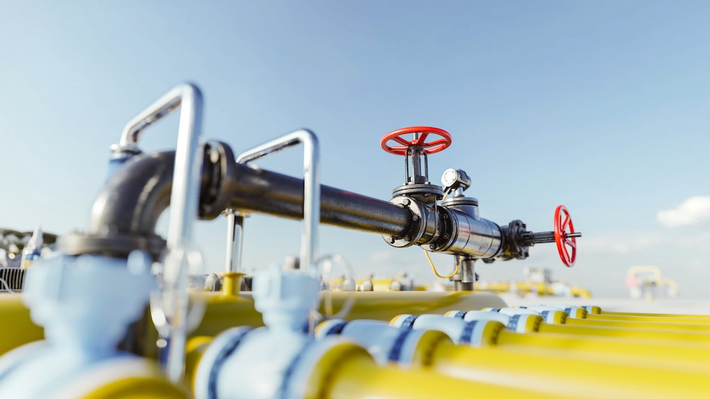 Image of gas pipeline with tap