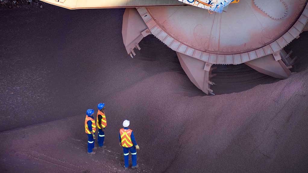 Kolomela iron-ore operation of Anglo group company Kumba Iron Ore, inNorthern Cape. 