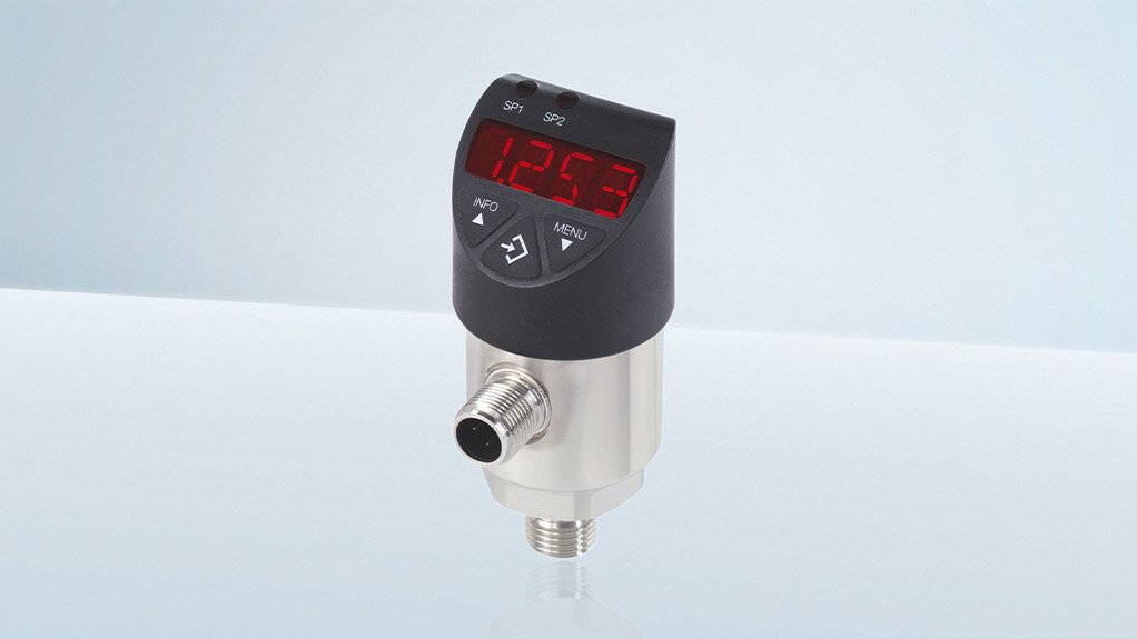 Electronic pressure switch for hygienic applications