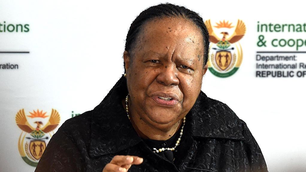 Minister of International Relations and Cooperation Naledi Pandor.