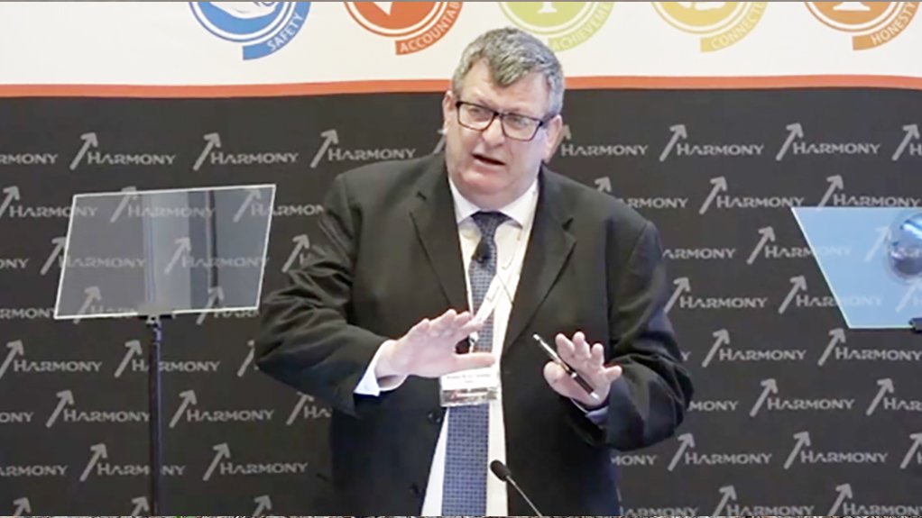 Harmony CEO Peter Steenkamp