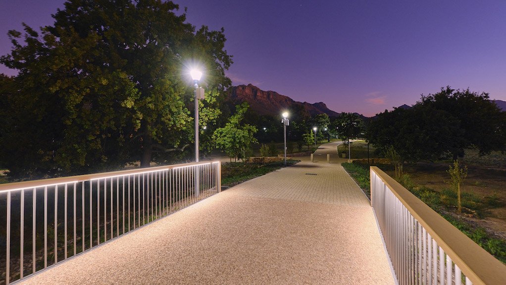 BEKA Schréder has supplied a complete smart lighting solution for a public walkway in Stellenbosch