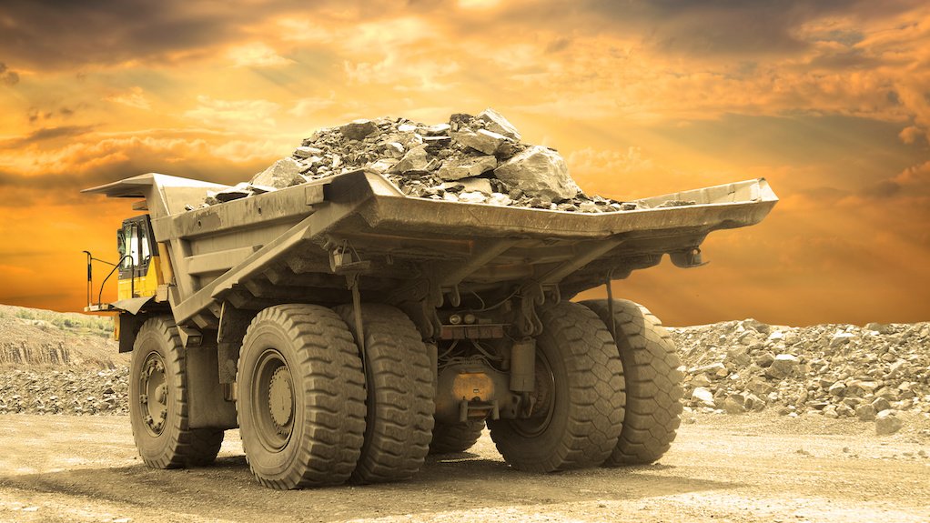 Image of heavy mining truck