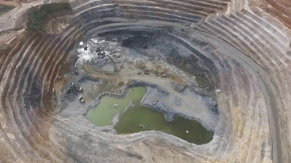 Image shows die Edikan openpit mine