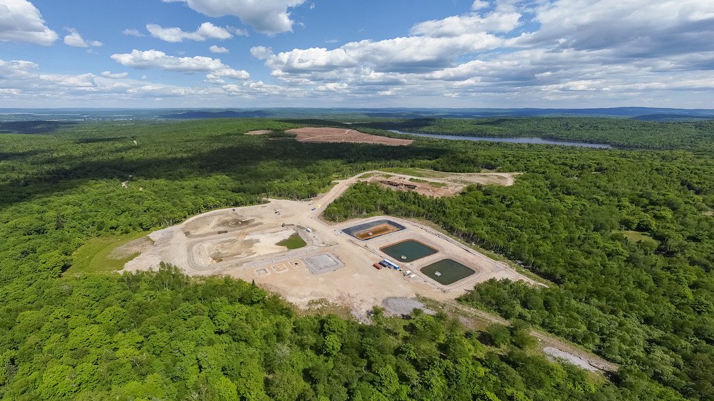 Aerial view of the Matawinie project