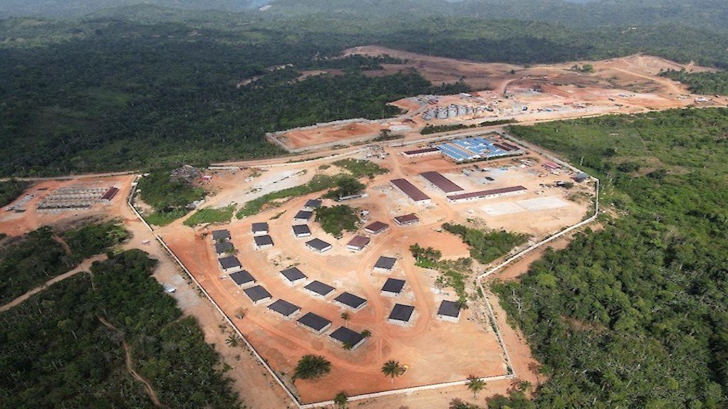 Aerial view of the Segilola gold project