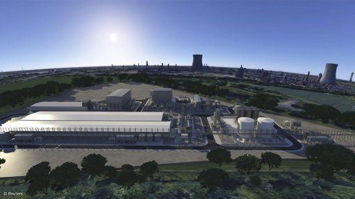 An artist's impression of Pensana's Saltend facility in the UK