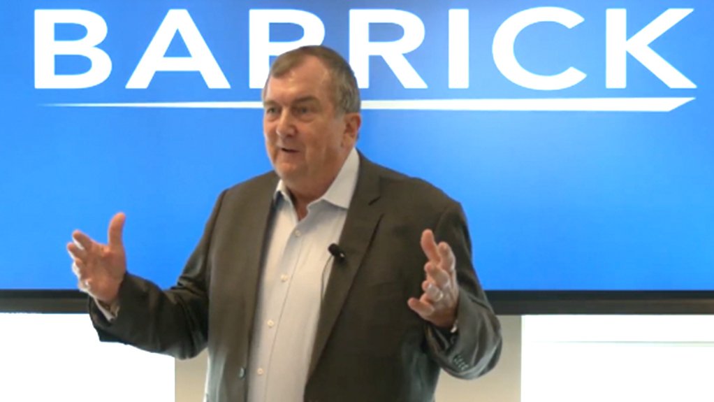 Barrick president and CEO Dr Mark Bristow.