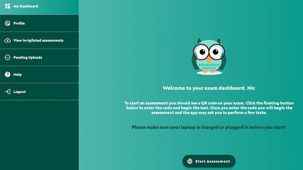 Image of The Invigilator app user interface