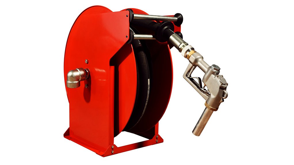 Pumprite 1 1/2 hose reel complete with a 1 1/2 Piusi automatic