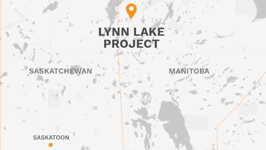 Location map of the lynn gold project