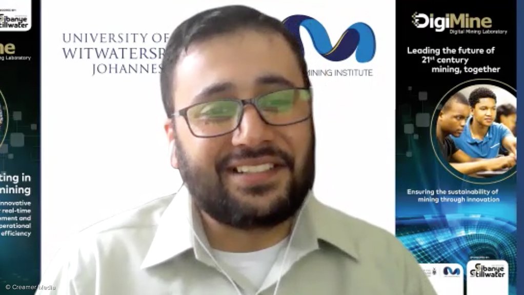 University of the Witwatersrand’s Wits Mining Institute DigiMine Laboratory head Ahsan Mahboob.