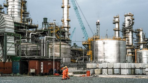 The Dangote oil refinery in Nigeria