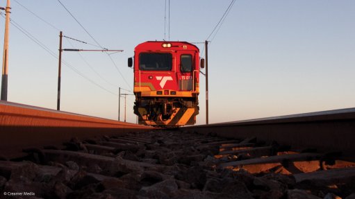 A Transnet Freight Rail locomotive