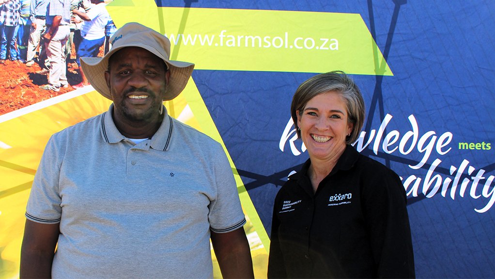 Exxaro Resources- and FarmSol-assisted grain farmer David Lesesa