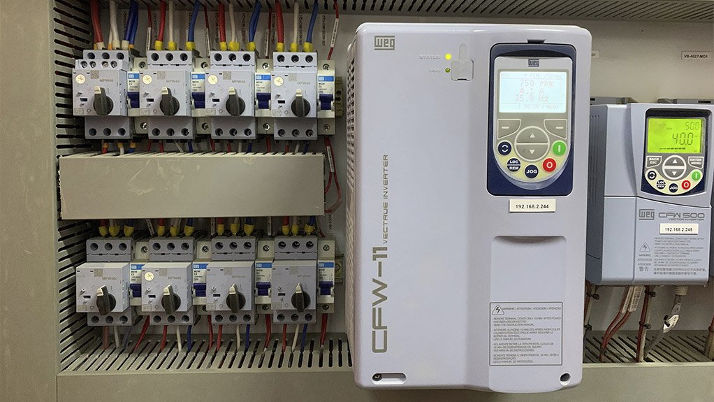 A range of WEG Variable Speed Drives that have built-in PLC capability