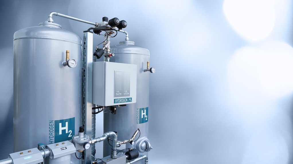 Image of hydrogen electrolysis operation