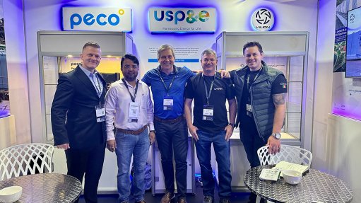 An image depicting the USP&E team at Solar Show Africa