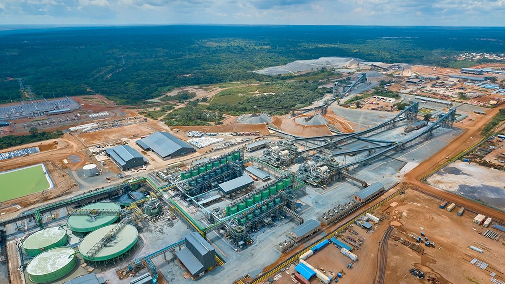 The Kamoa-Kakula mining complex in the DRC