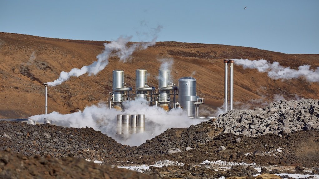 Image of geothermal power plant