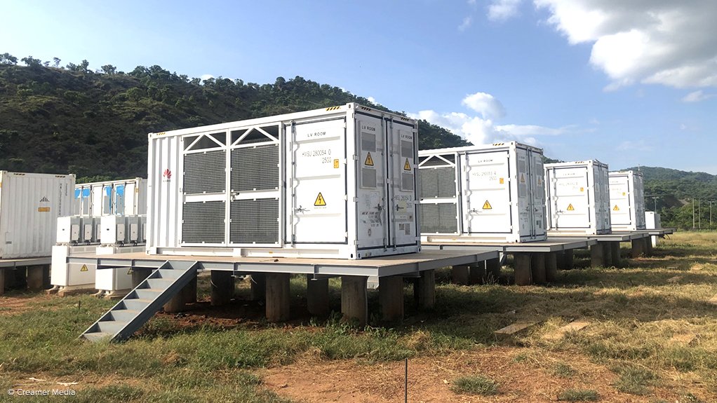 Huawei battery energy storage solutions at the Bui solar plant