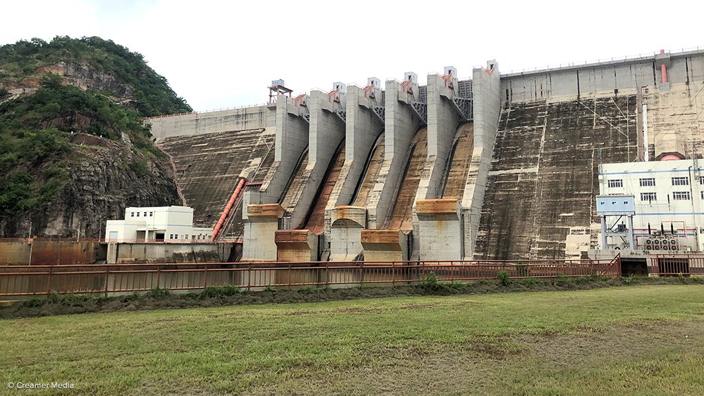 Bui hydro power dam in Ghana