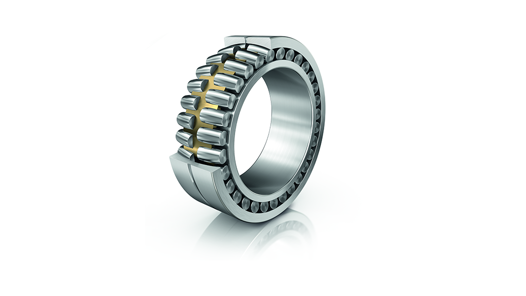 Image of a spherical stainless steel bearing 