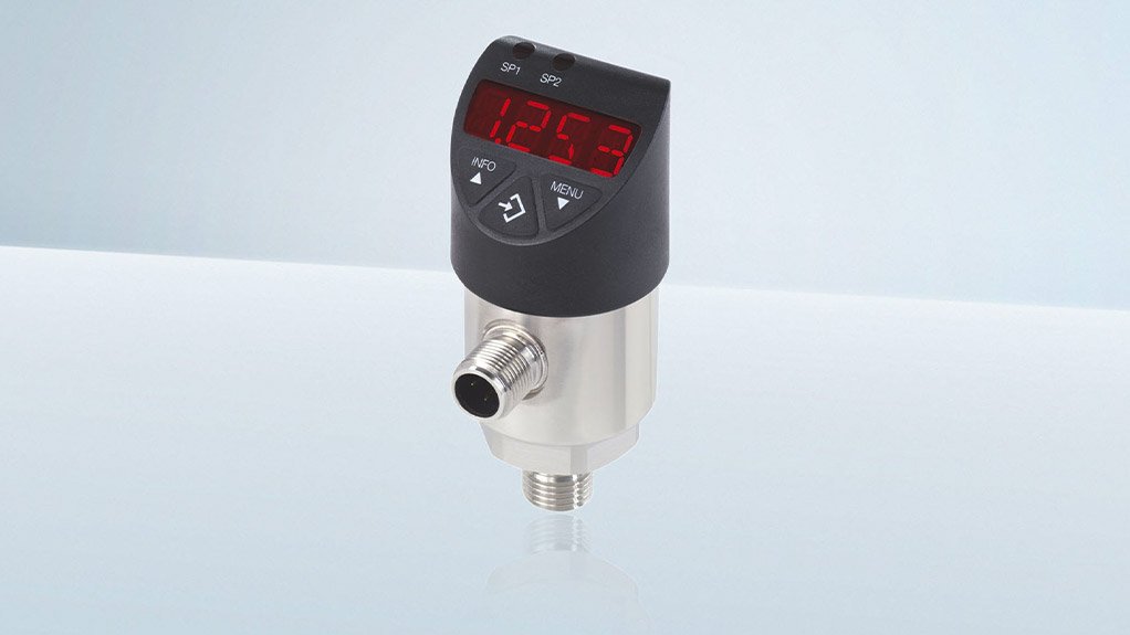 Electronic pressure switch for hygienic applications