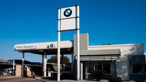 Image of the entrance to the BMW Rosslyn plant