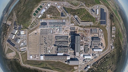 Aerial view of the ITER site