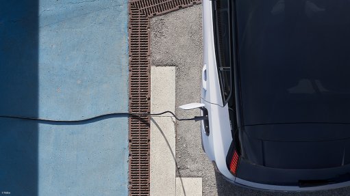 Image of an EV charging
