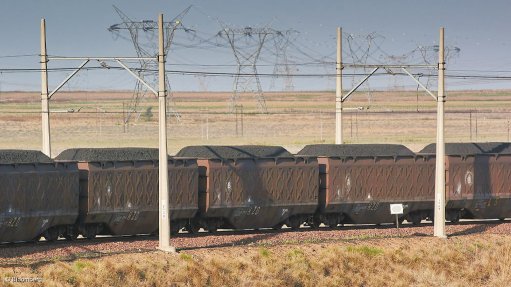COAL BOTTLENECK: Exxaro Resources has warned that coal shipments by State-owned freight logistics group Transnet in 2023 have dropped to an annualised rate of only 46.5-million tons. The figure represents a fall from the 50.4-million tons of coal transported to the Richards Bay Coal Terminal for export in 2022, already the lowest volume recorded in three decades. Exxaro attributed the slump to locomotive availability, train derailments, and instances of cable theft and vandalism. Photograph: Bloomberg